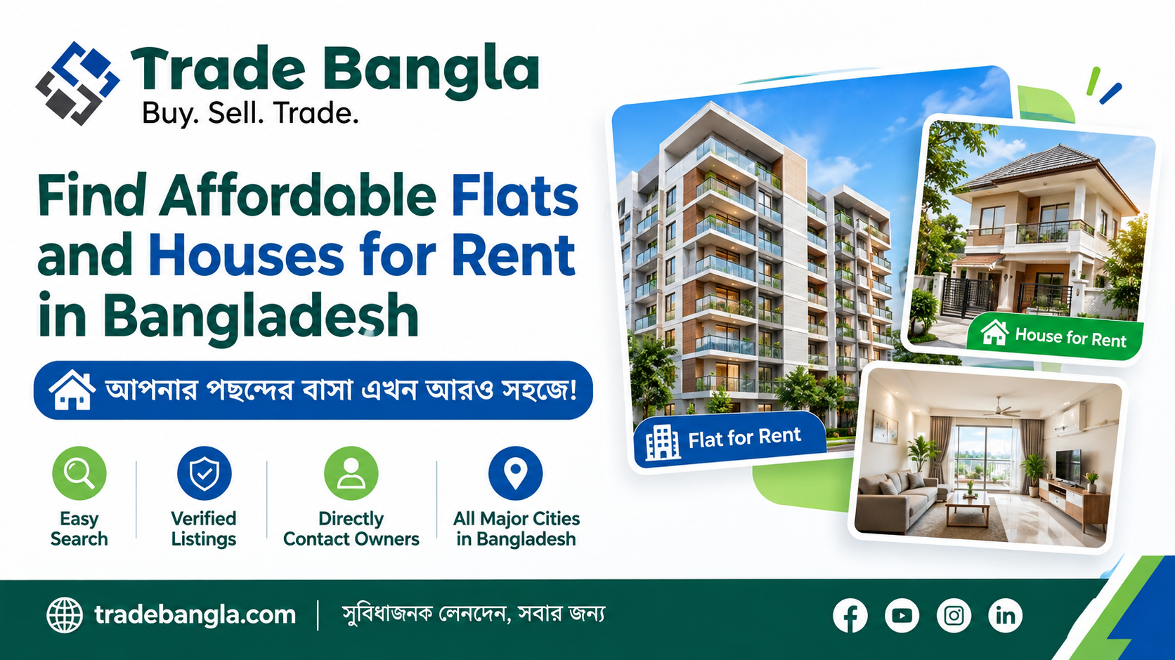 How to Find Affordable Flats and Houses for Rent in Bangladesh