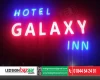 Neon signs are a luminous, eye-catching addition