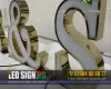 SS Acrylic Letter with RGB 3D LED Signage Working & Making Sign Advertising Branding Agency Company in Bangladesh.