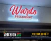 Acrulic off cut Acrylic Top Letter with Led Sign Board