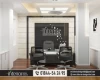 Office meeting room design, a bland conference room.