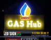 Filling Station Acrylic Letter LED Sign 3D Sign Letter Arrow Sign Board