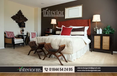 Flat Bedroom Interior Design in Bangladesh