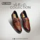 Premium Woven Texture Mens Brown Leather Loafers (PLC-S004)